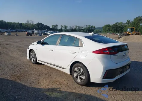 2019 Hyundai Ioniq Hybrid Sel z USA, uszkodzony, nr VIN KMHC75LC6KU111171
